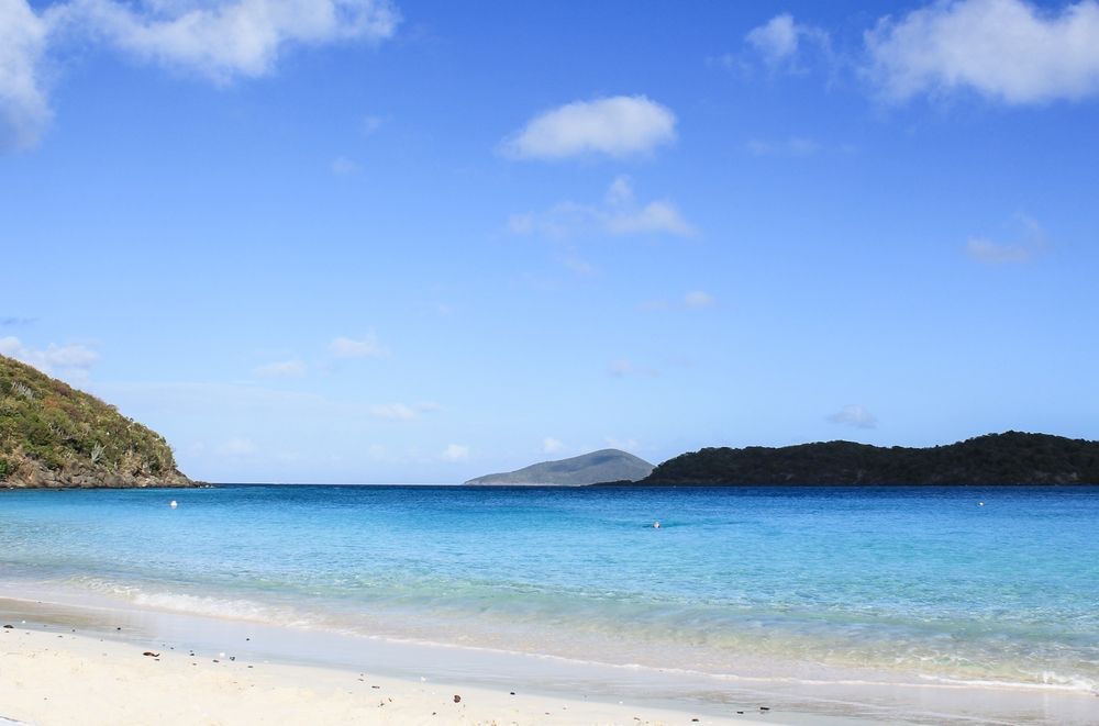 Scenic view of Coki Beach