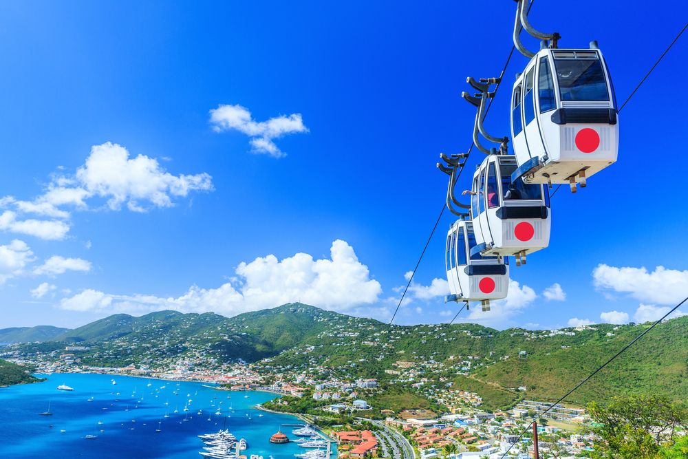 Daytime view of Skyride to Paradise Point