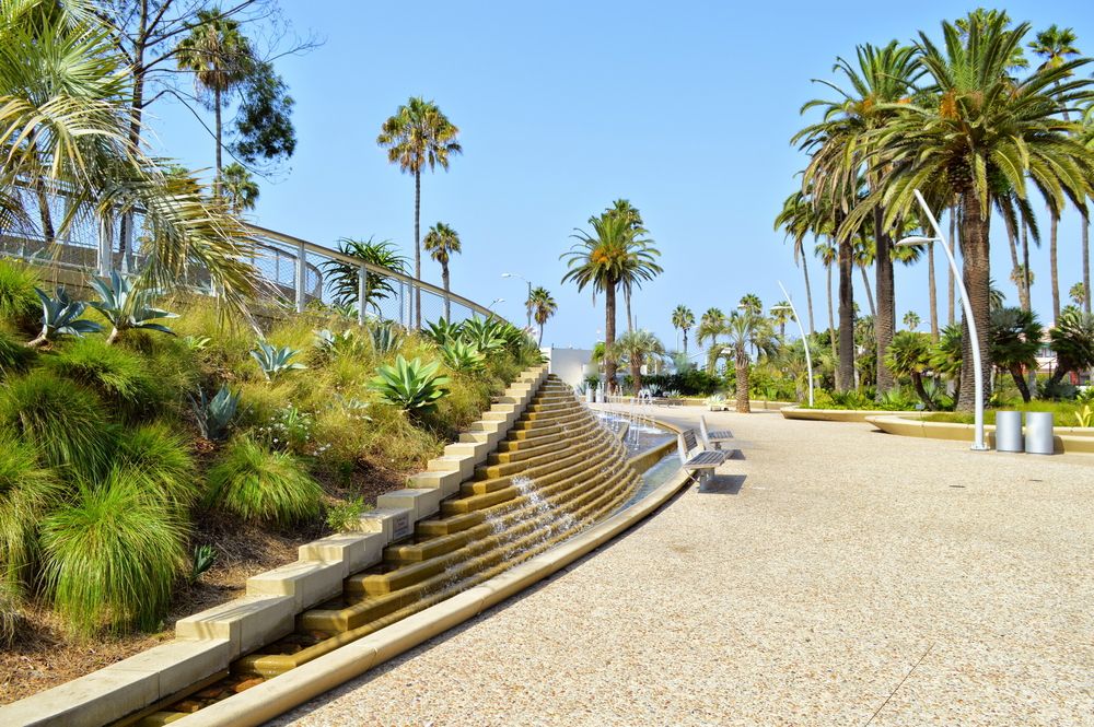 Sunny day at Tongva Park