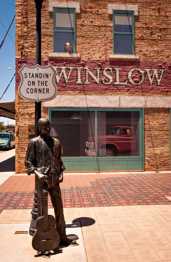 Standin’ on the Corner Park in Winslow, AZ
