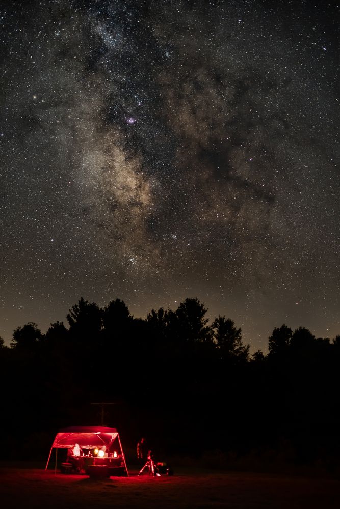 Camping at John Glenn Astronomy Park