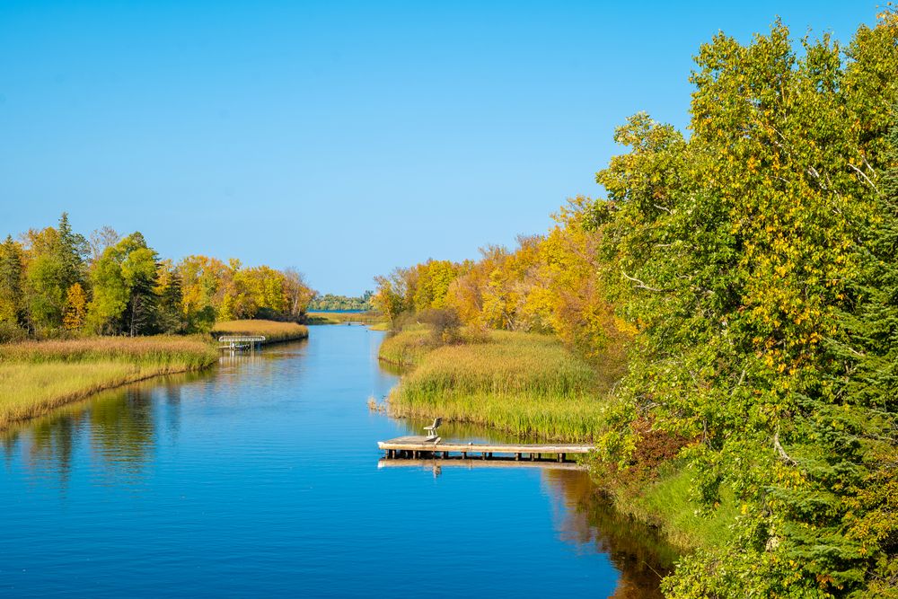 Daytime view of Lake Bemidji