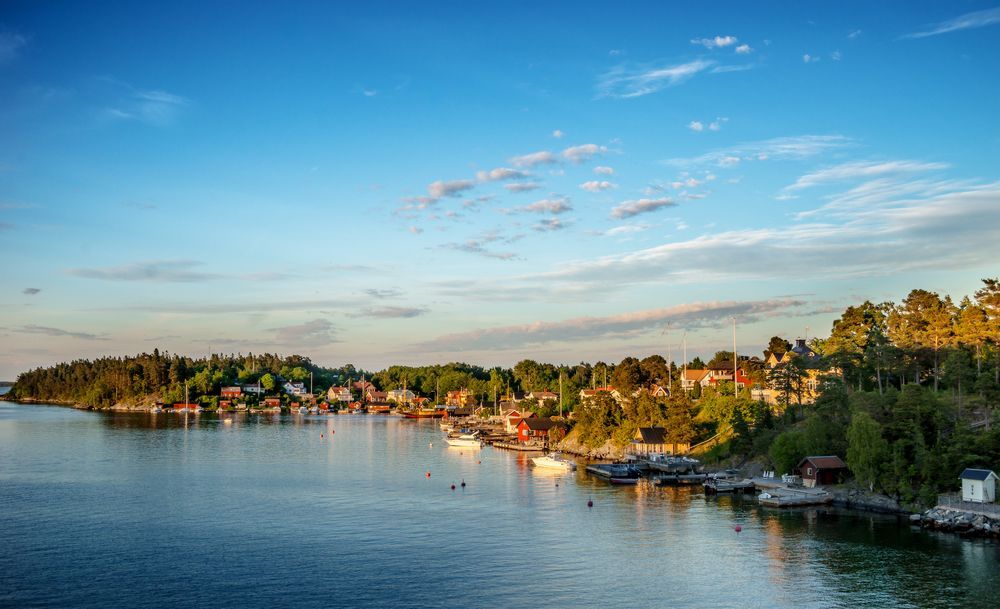 Ferry-go-round at the Archipelago in Stockholm