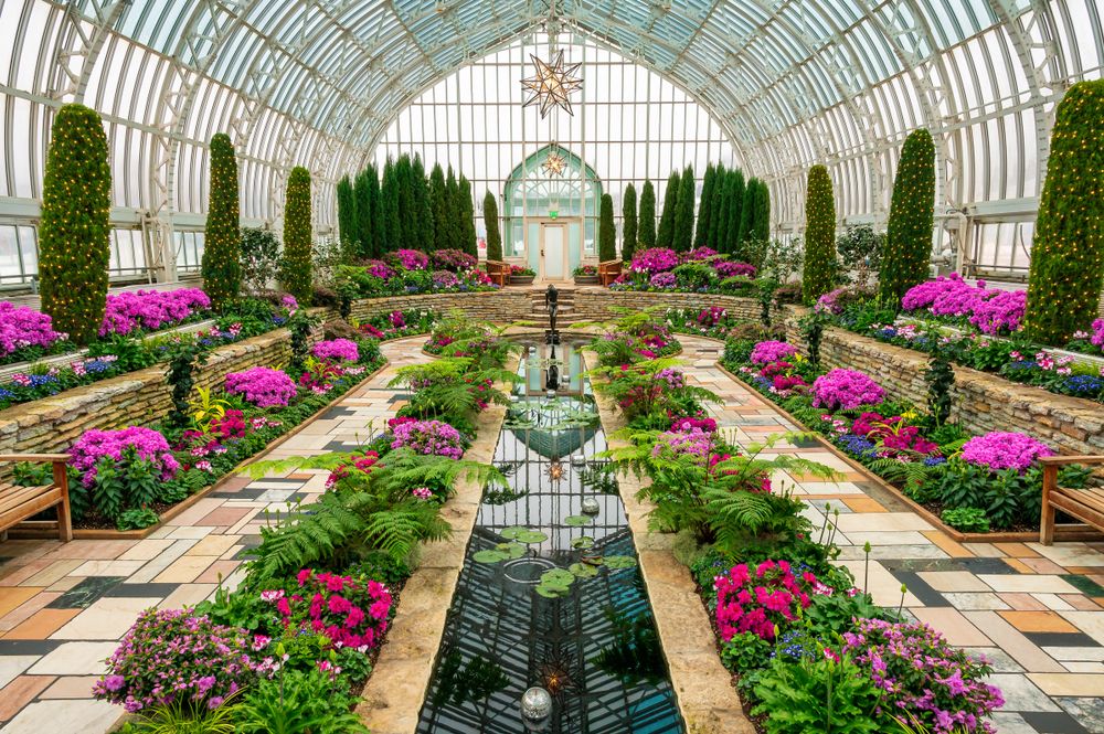 Interior of Como Park Zoo and Conservatory