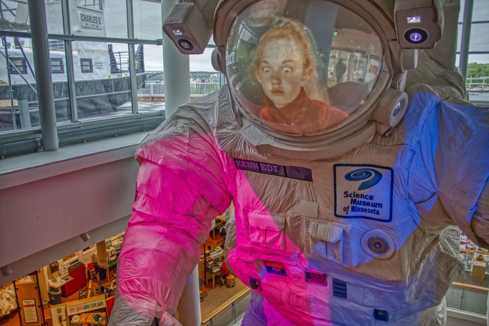 Astronaut suit in Science Museum of Minnesota