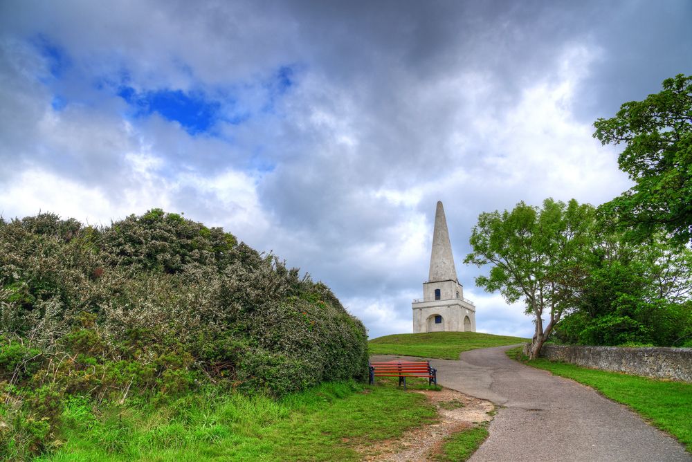 View of Obelisk in Killiney Hill Park