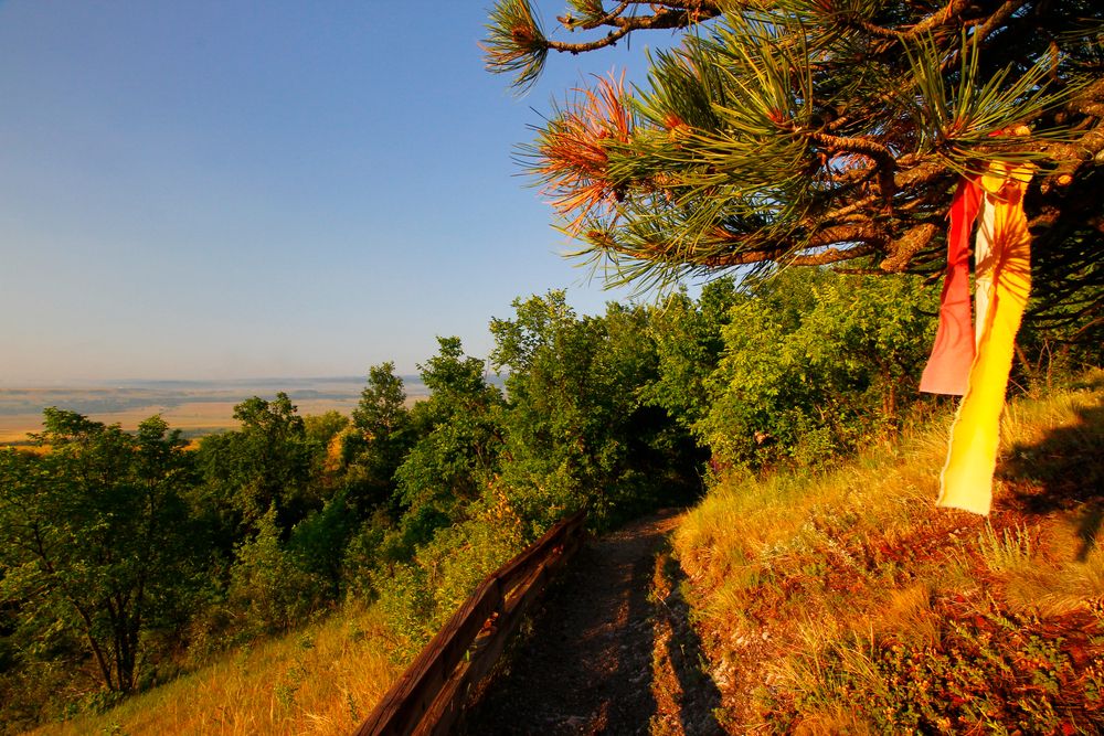 A trail at Bear Butte State Park.