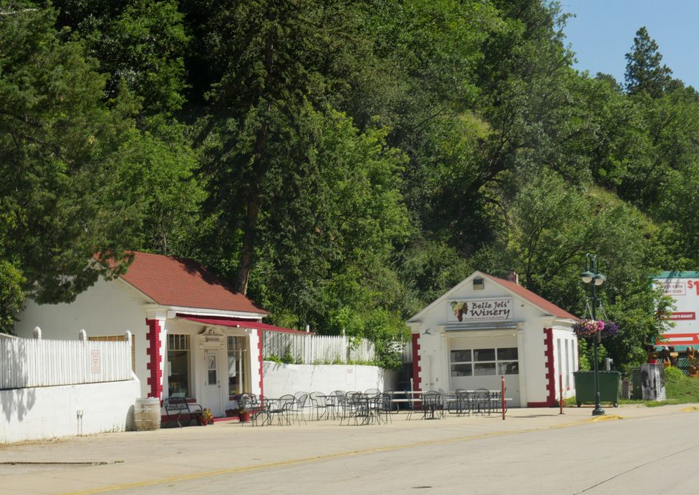 Exterior of Belle Joli Winery.