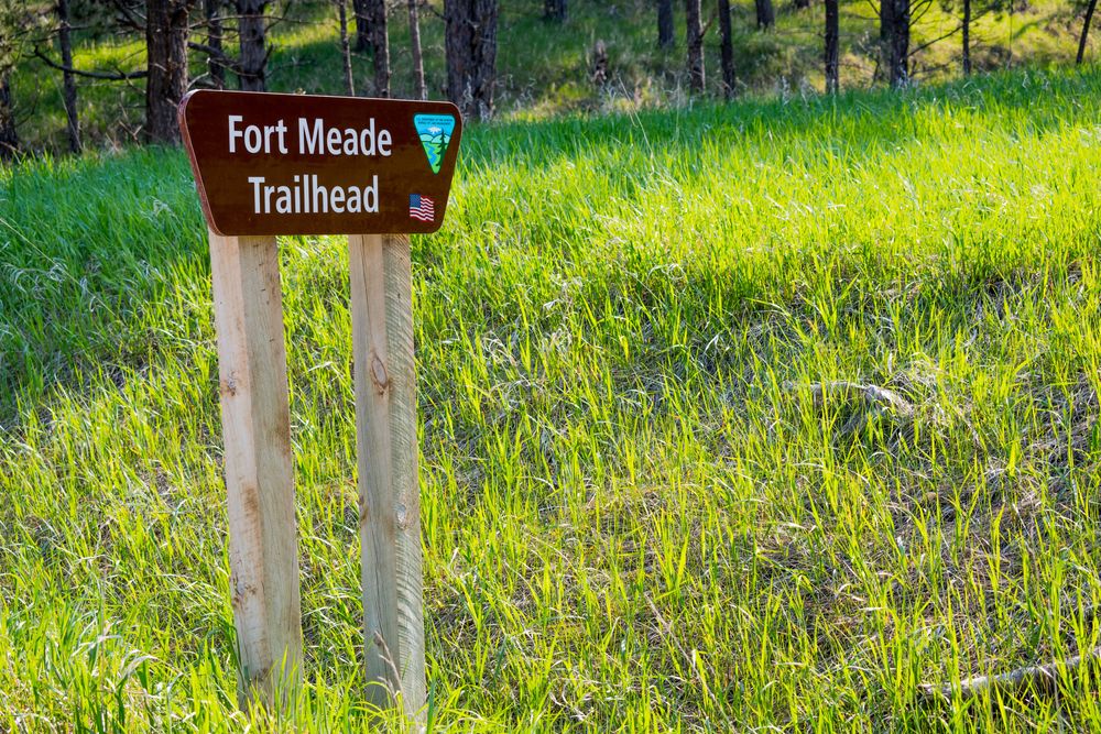 Sign at Fort Meade Recreation area.