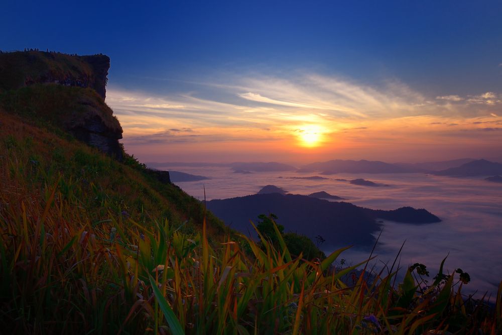 Sun Rise at Phu Chee Fah in Chiang Rai