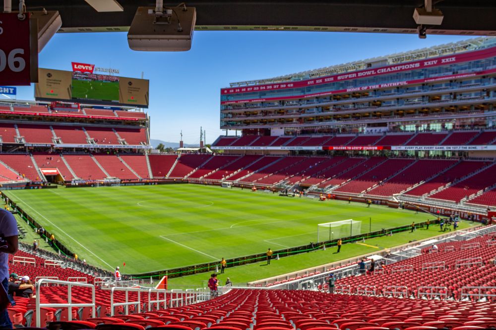 The field of Levi's Stadium