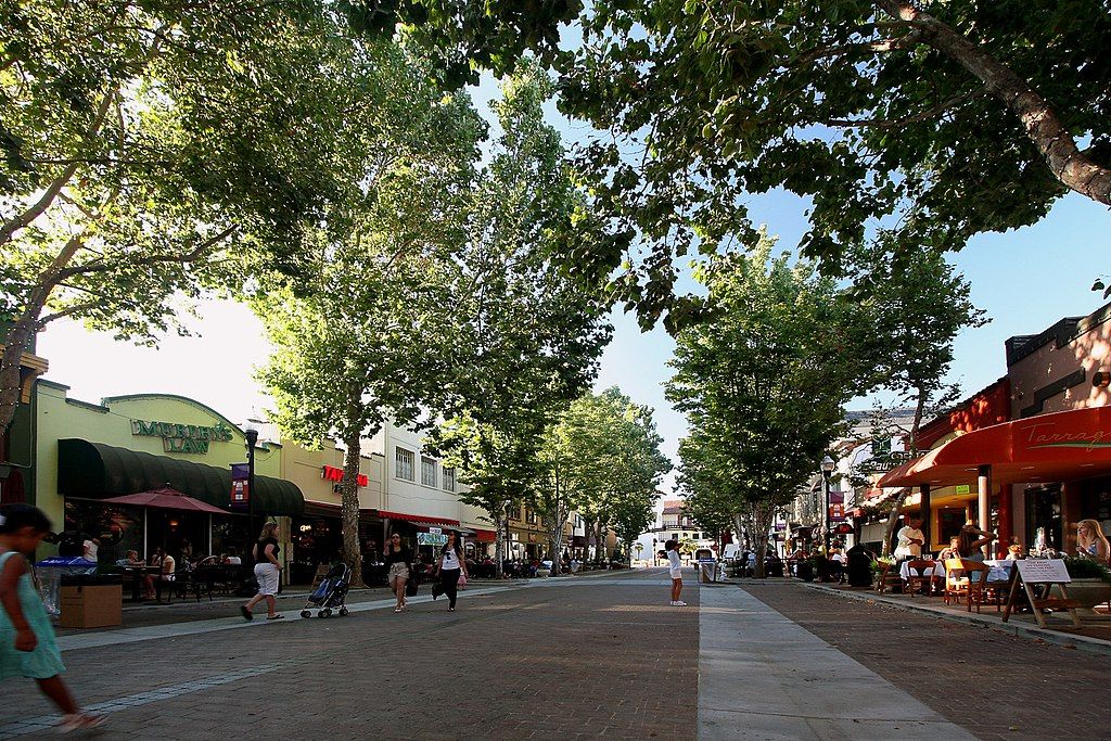 Buildings along Murphy Avenue