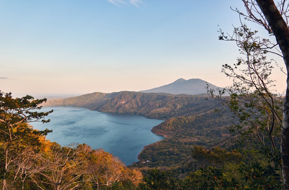 View of Apoyo Lagoon Natural Reserve