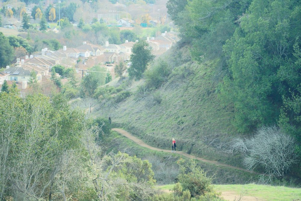 Aerial view of Glenwood Open Space Preserve
