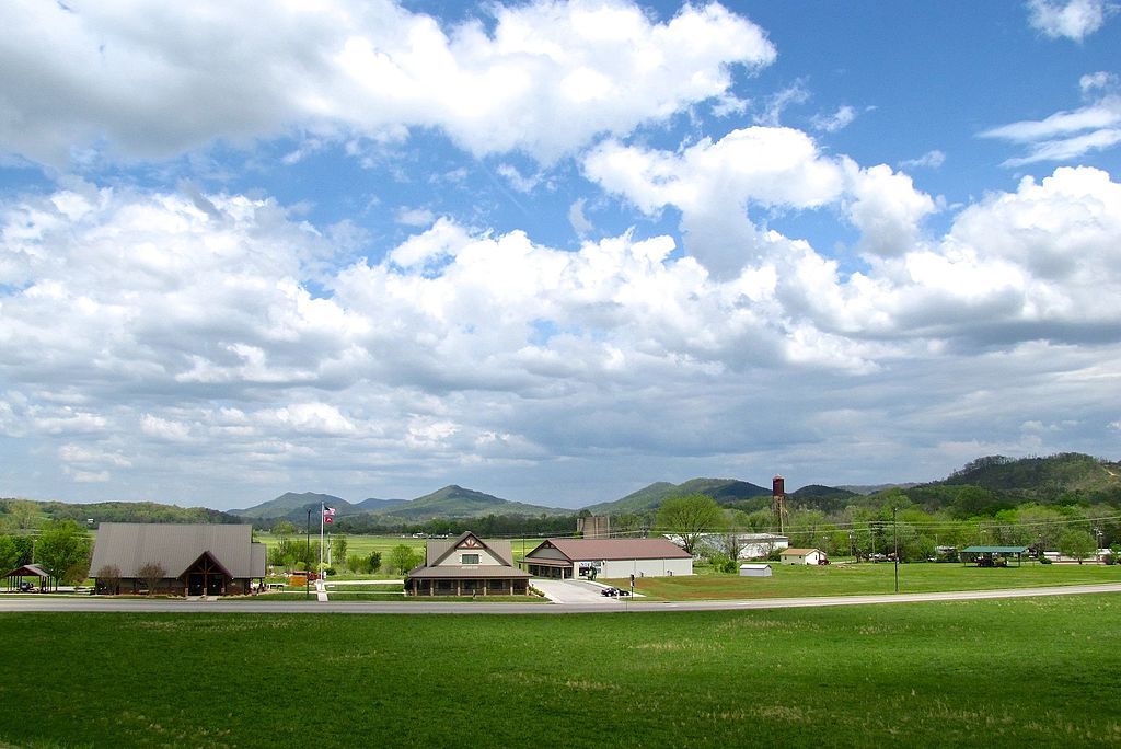 Far exterior view of Charles Hall Museum