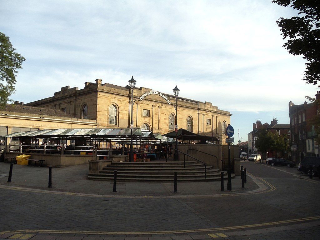 Exterior of Doncaster Market