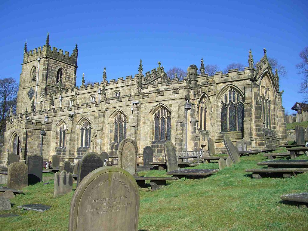 Exterior of High Bradfield church
