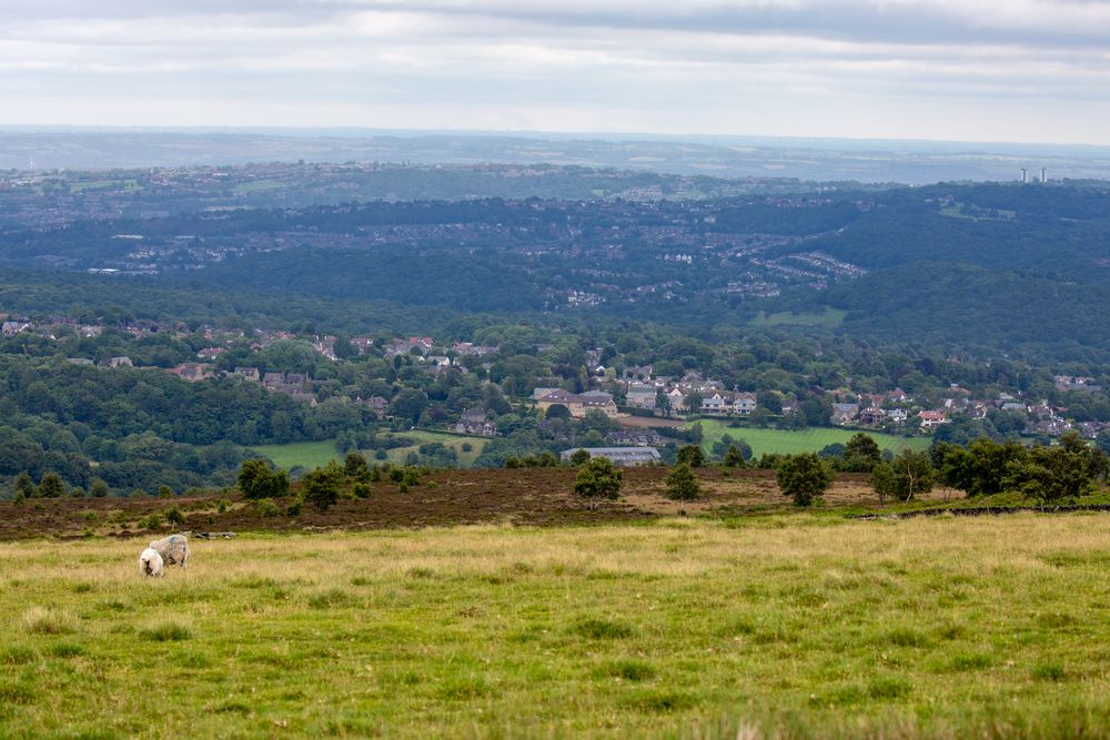 Landscape of Peak District National Park