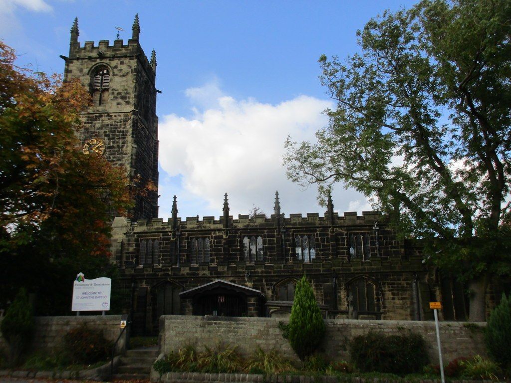 Exterior of a church at Penistone