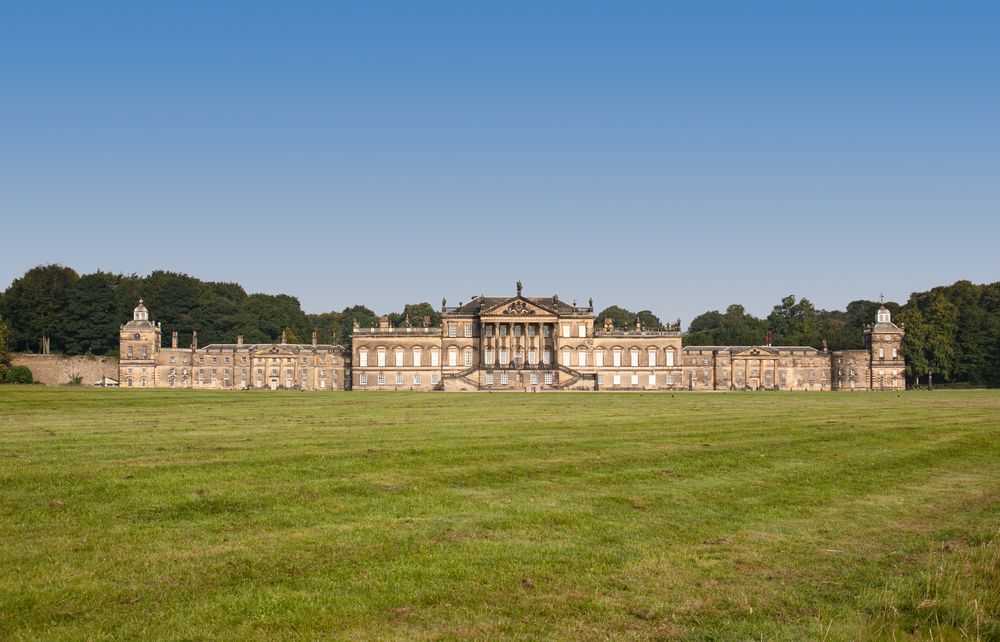 Front view of the Wentworth Woodhouse exterior