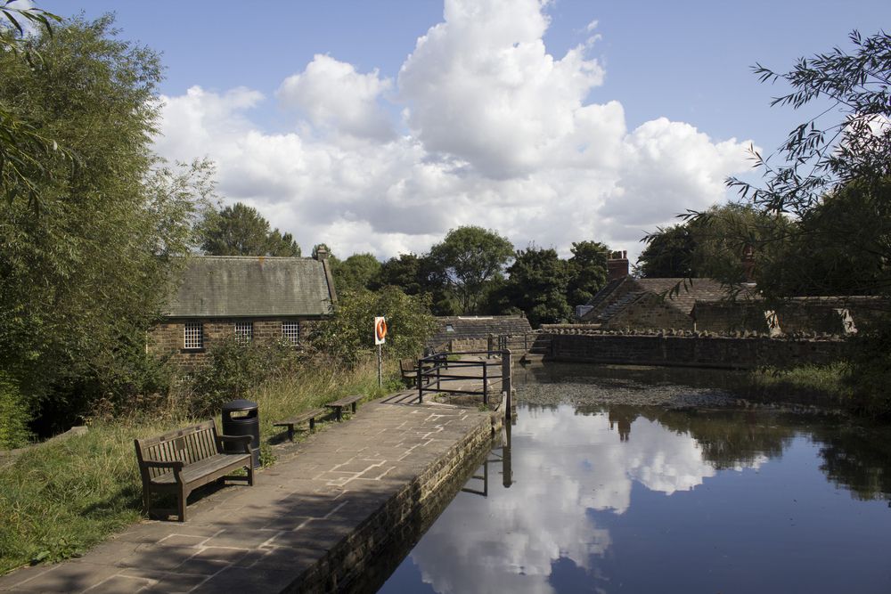 Exterior and waters of Worsbrough Mill