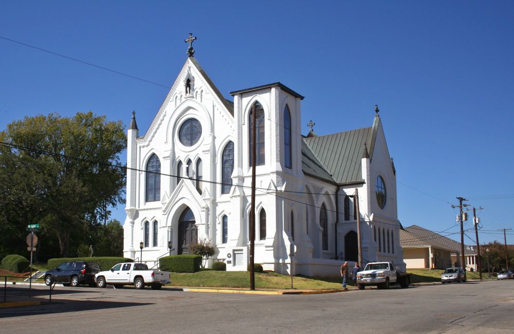 View of Sacred Heart Catholic Church