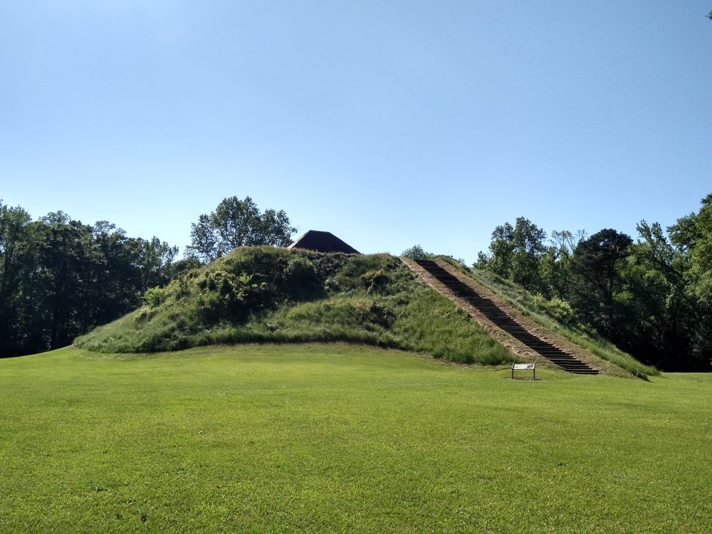 Daytime view of Moundville Archaeological Park