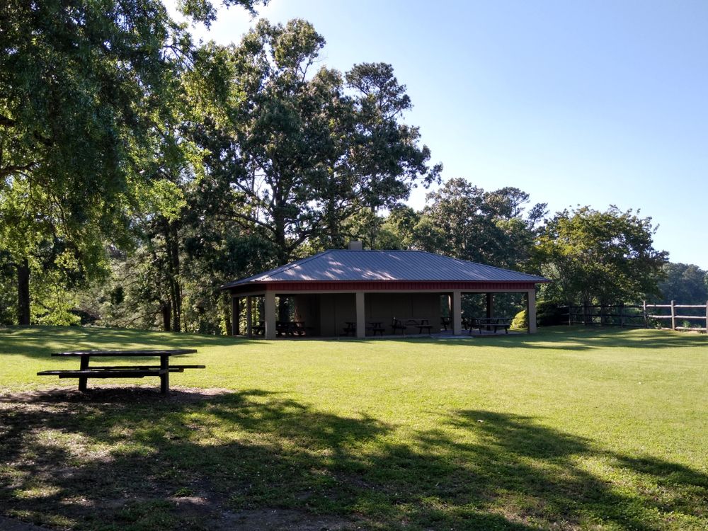 Picnic shed at Moundville Archaeological Park