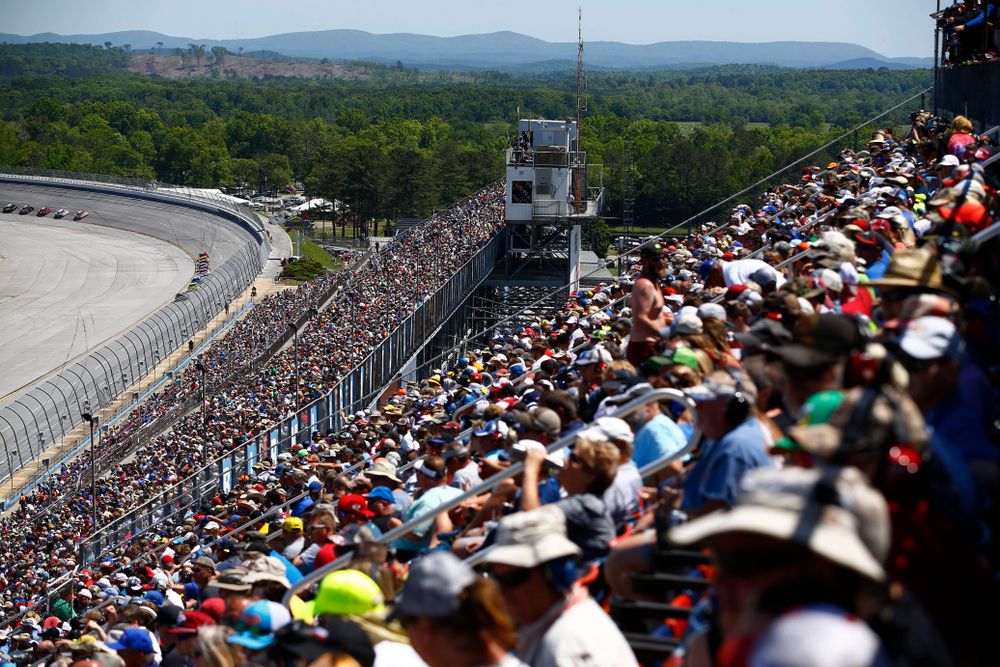 Race fans at Talladega Superspeedway