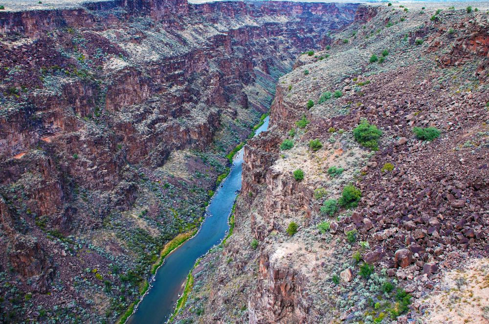 The waters of Rio Grande Gorge