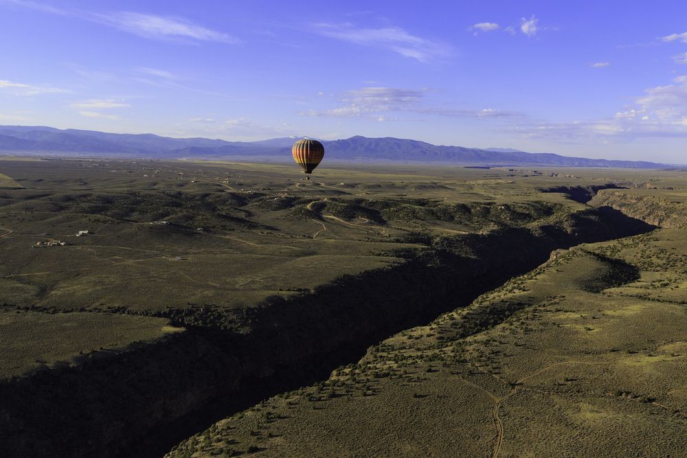 Hot-Air Balloon over Rio Grande Gorge