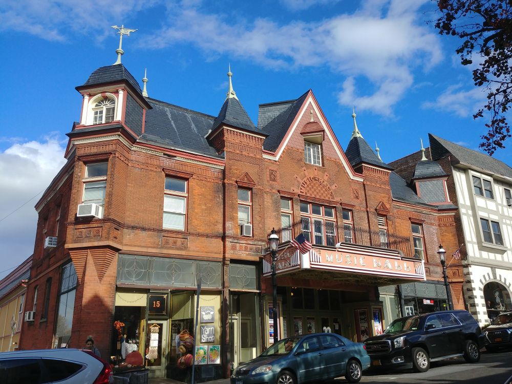 Outside View of Tarrytown Music Hall
