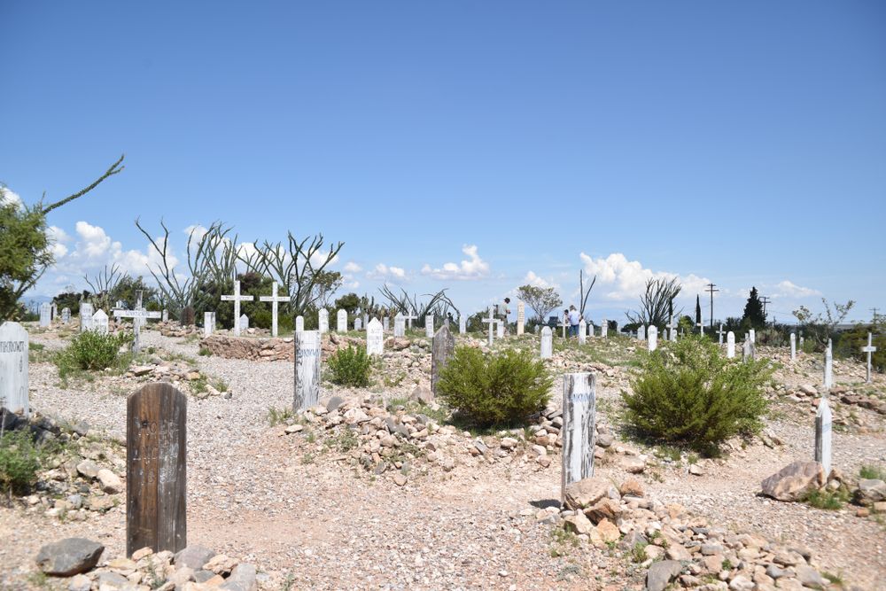 Daytime view of Boothill Cemetery