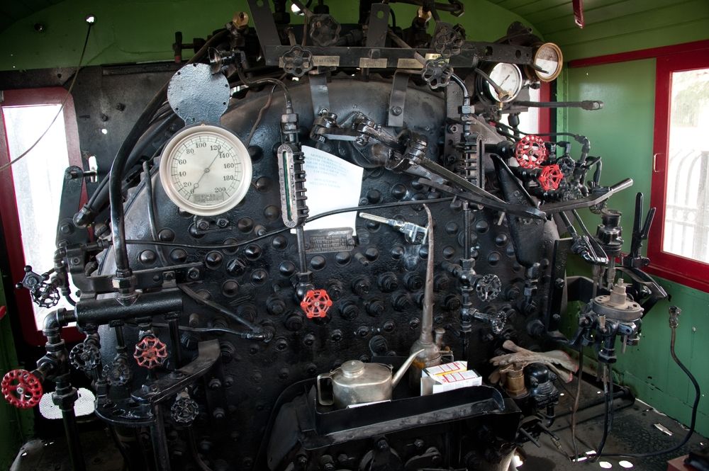 Train engine at Southern Arizona Transportation Museum