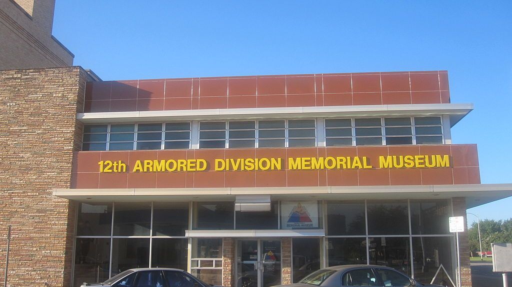Exterior of the 12th Armored Division Memorial
