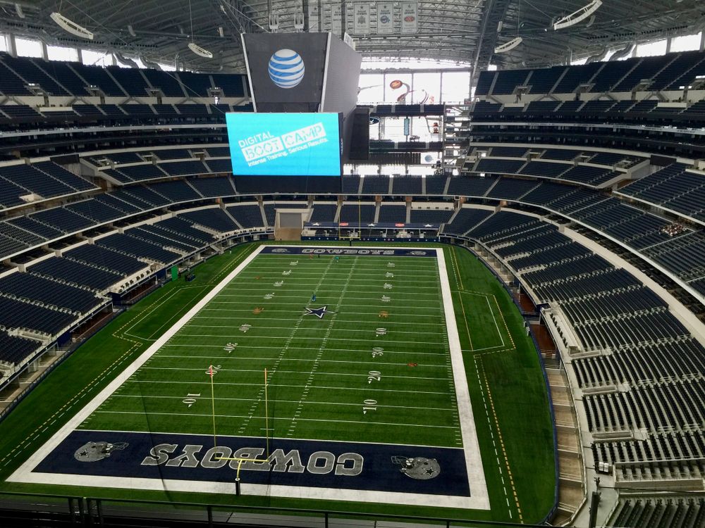 Interior of the AT&T Stadium