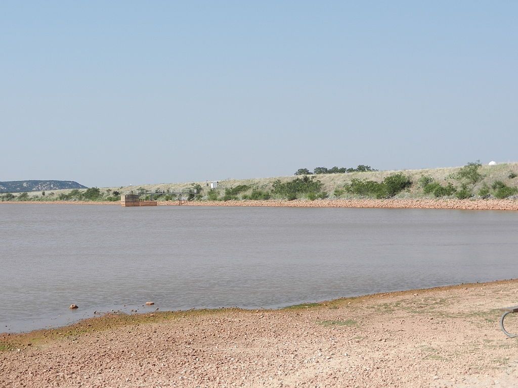 The waters of Abilene State Park