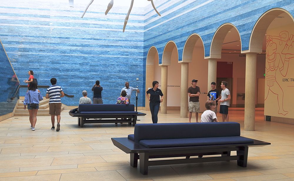 People in Blanton Museum of Art