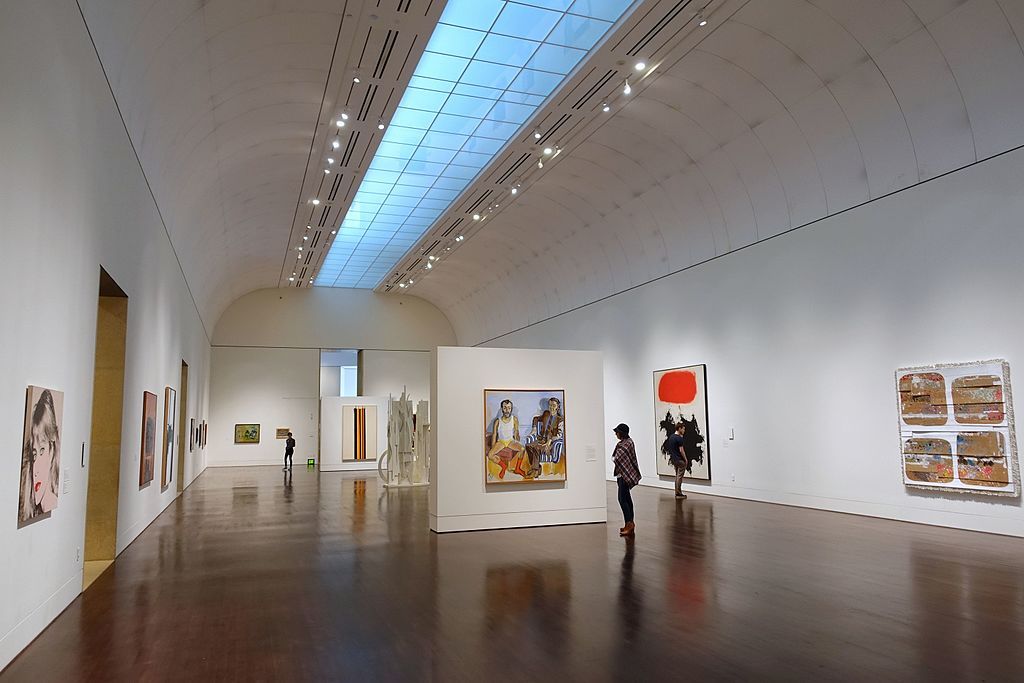 Interior of Blanton Museum of Art