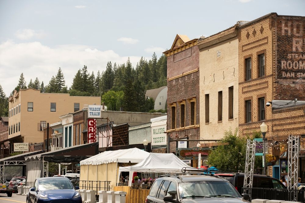 Buildings along Historic Downtown Truckee