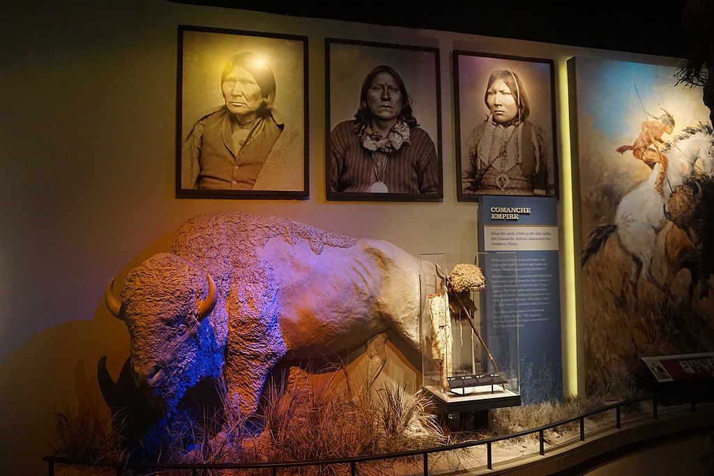 Comanche empire exhibit in the Frontier Texas! Museum