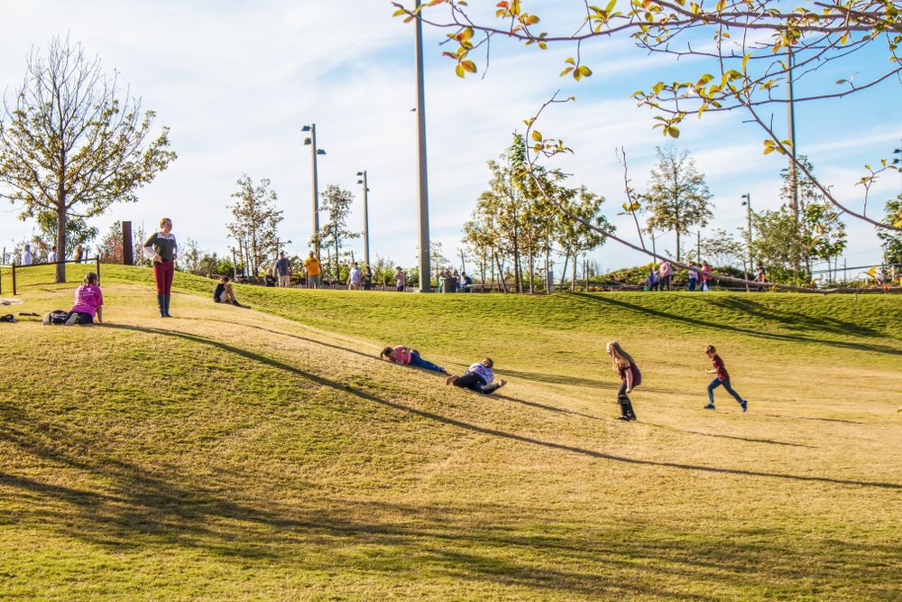 The grounds of Gathering Place