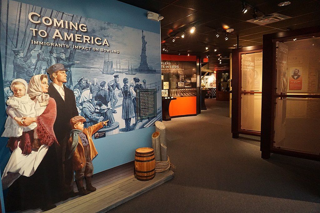 Interior of the International Bowling Museum & Hall of Fame
