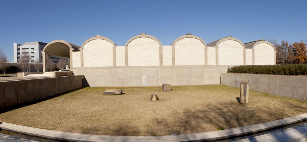 Facade of Kimbell Art Museum