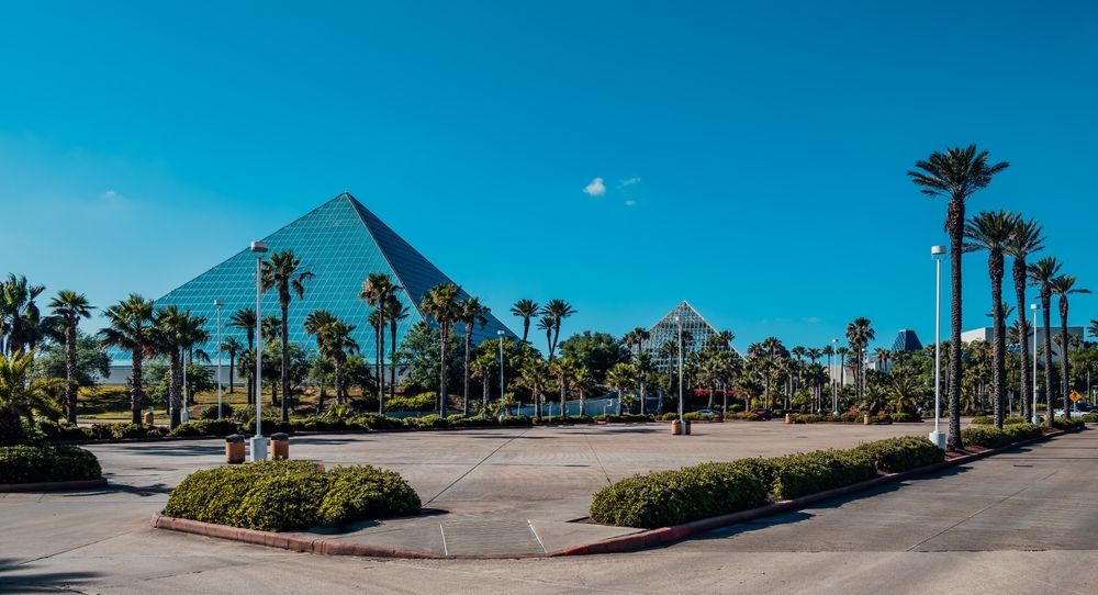 Exterior of the Moody Gardens