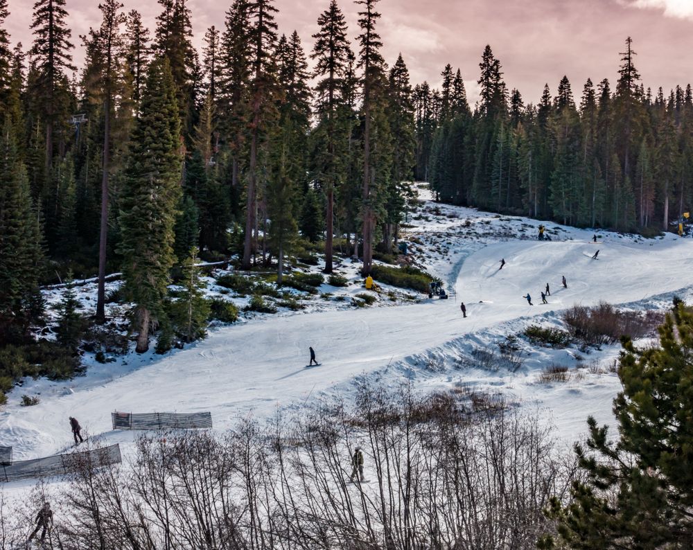People downhill-skiing at Northstar California