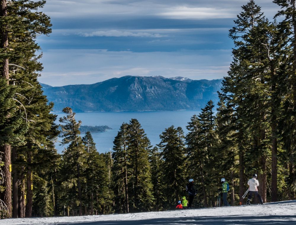 Scenic view of lake tahoe from Northstar California