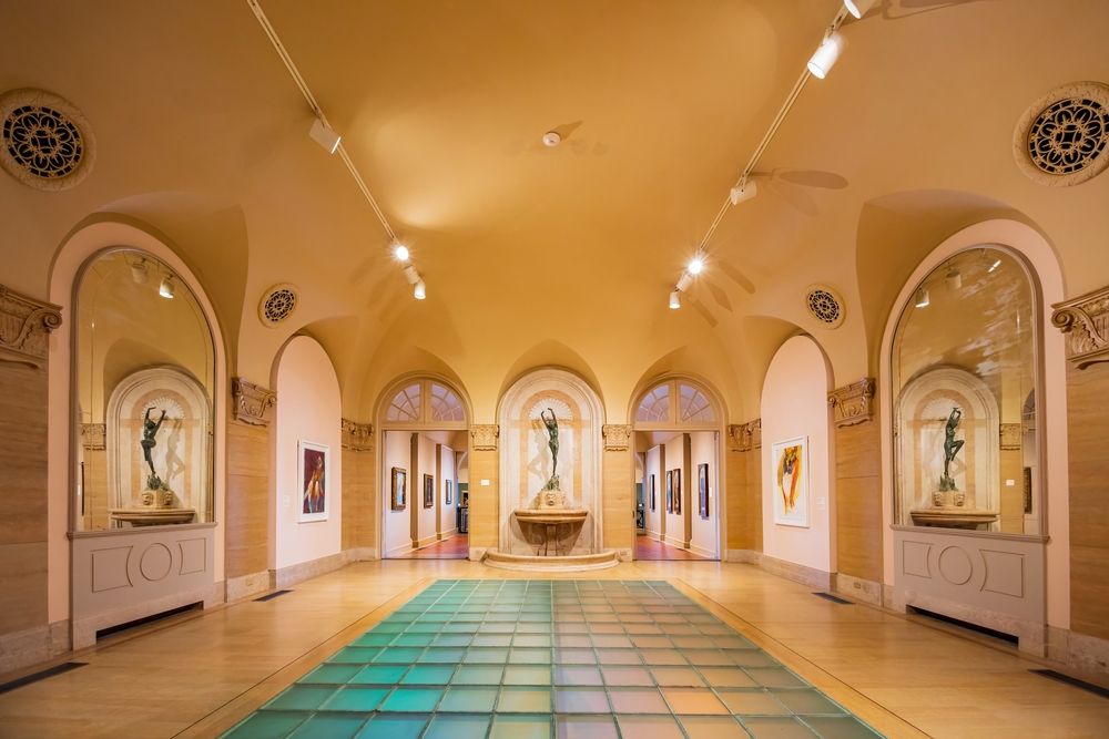 Interior of the Philbrook Museum of Art