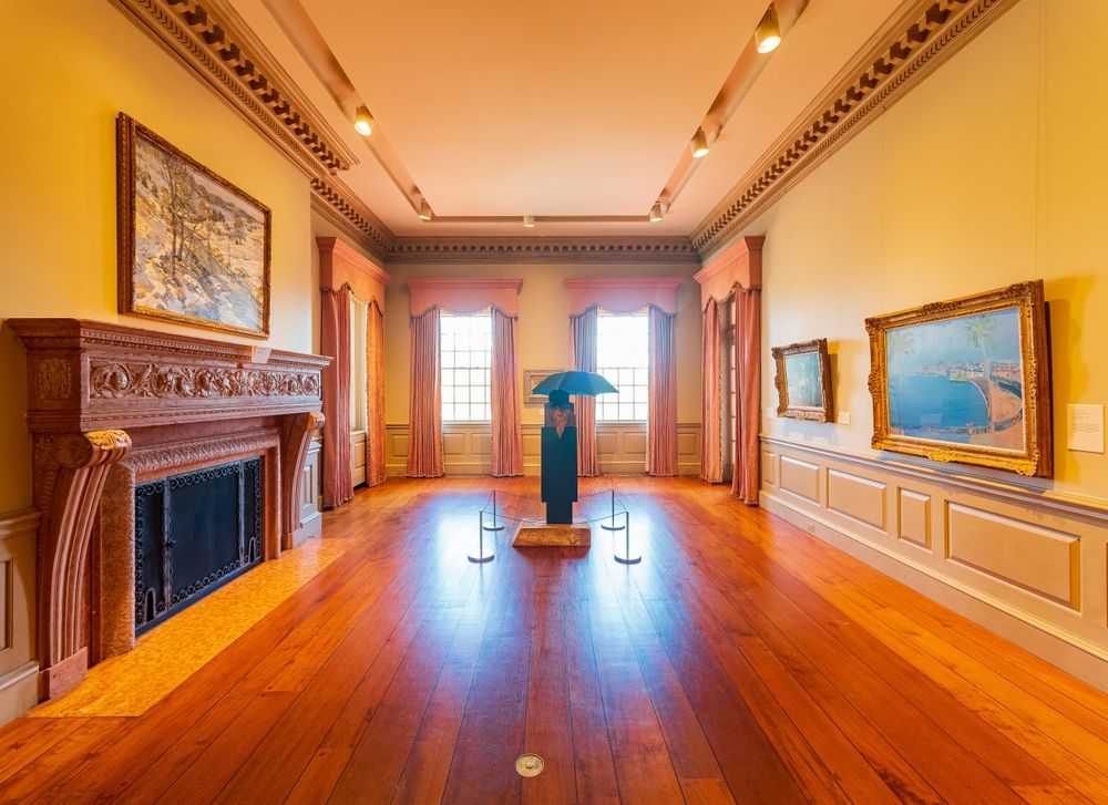 Exhibit in the Philbrook Museum of Art