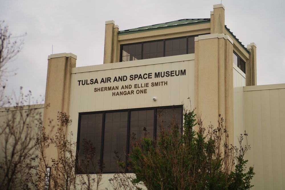 Exterior of Tulsa Air and Space Museum and Planetarium